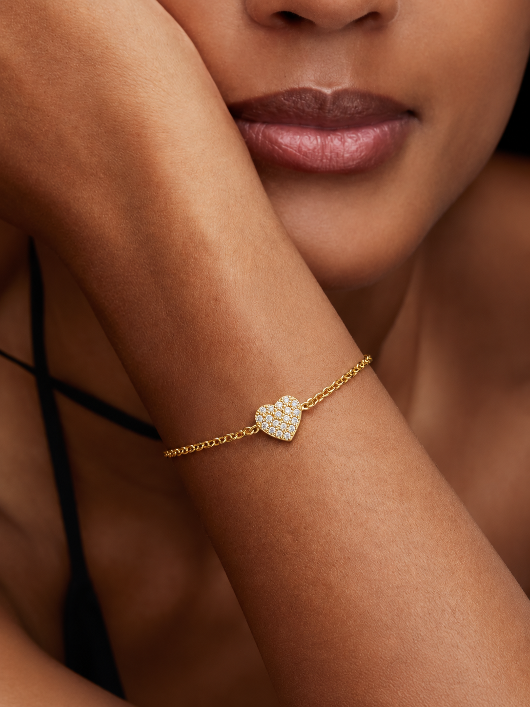 Pavé Heart Bracelet
