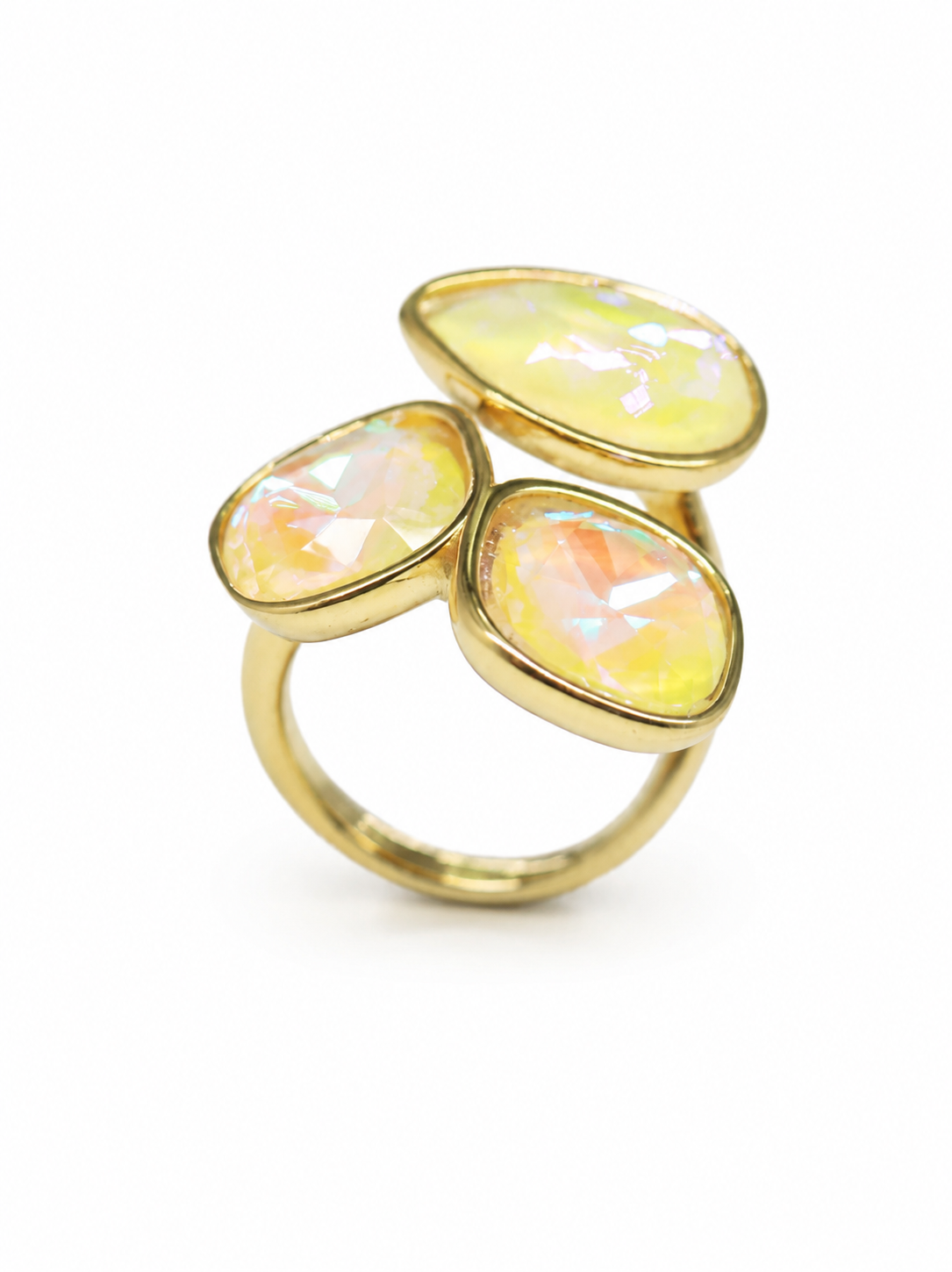 opal trio ring top view