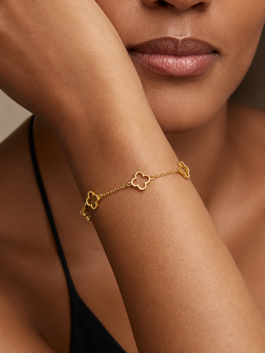 Open Clover Bracelet