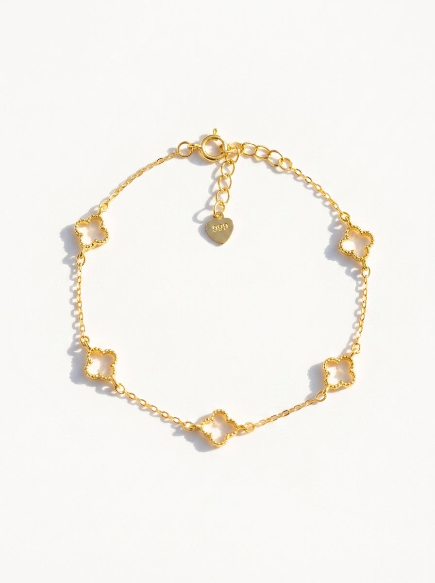 Open Clover Bracelet