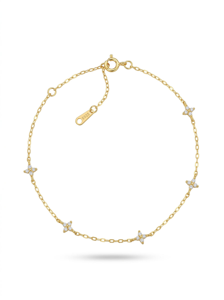 Lilies Crystal Bracelet